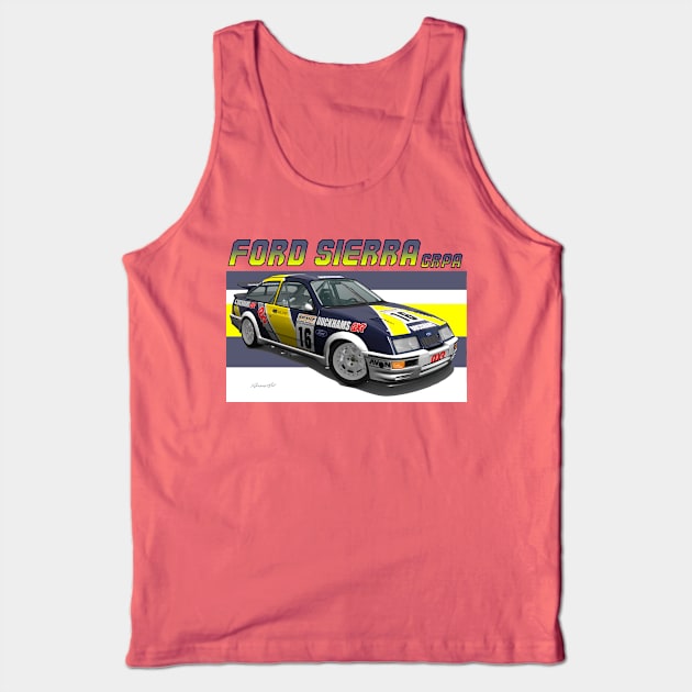 GrA Ford Sierra RS Cosworth Tank Top by PjesusArt